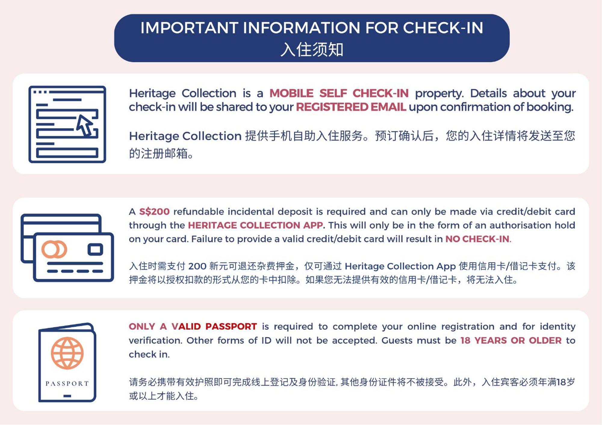 Heritage Collection On Boat Quay - South Bridge Wing - Mobile App Check-in Apartment Singapore