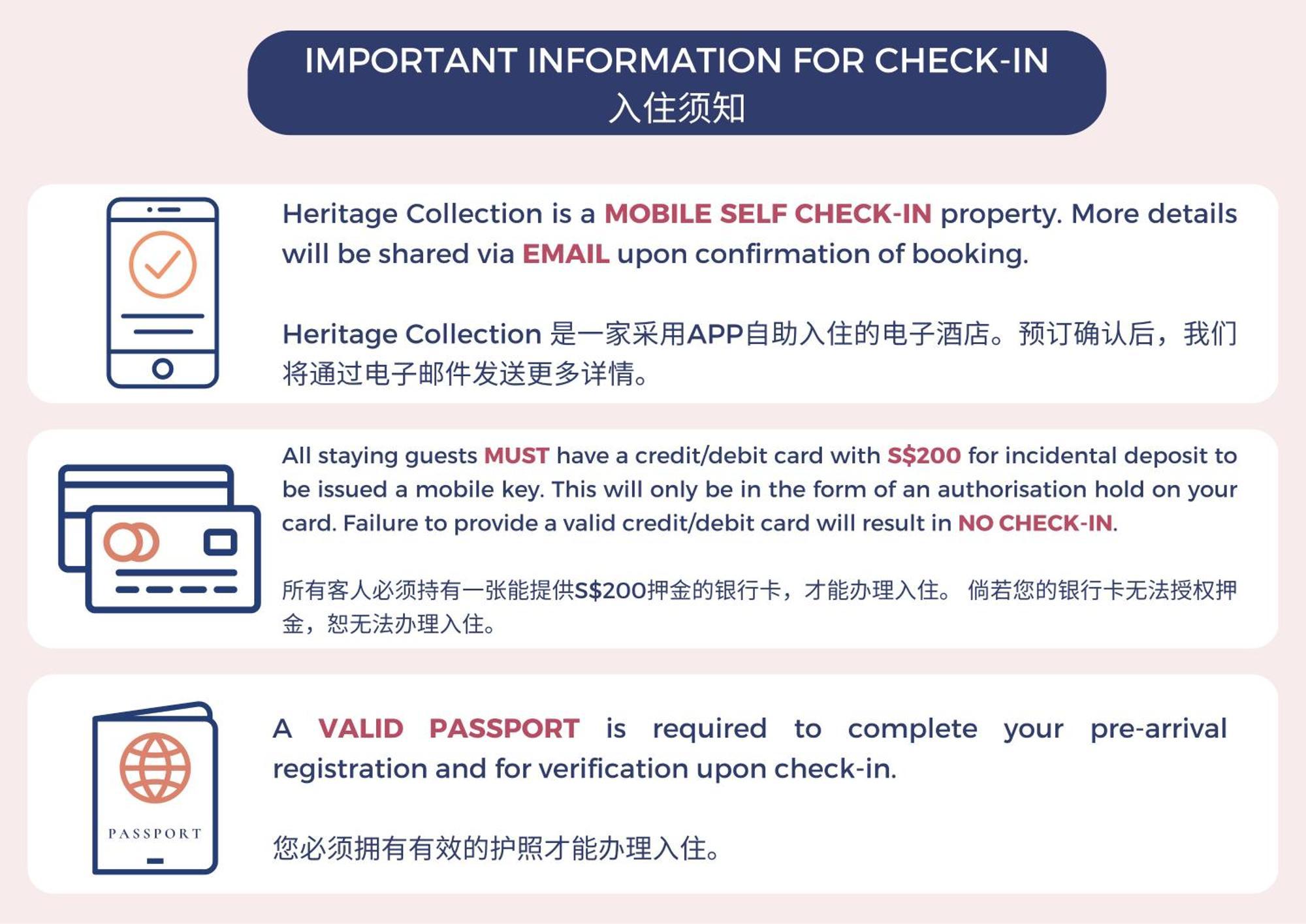 Heritage Collection On Boat Quay - Quayside Wing - Mobile App Check-in